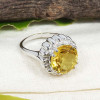 Citrine Cut D - SFJ932-Exclusive Wholesale Lots 925 Silver Ring Cut Gemstone Mad