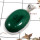 Malachite Cab I - SPS918-Trendy Look 925 Silver Prong Setting Pendant Malachite Ca