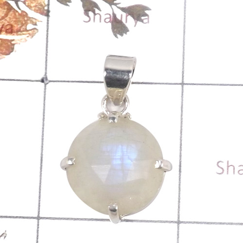 Rainbow Moonstone A - ISP679-Indian Company Wholesale Rainbow Moonstone Pendants 925 S