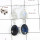 Rainbow Moonstone & Labradorite J - BZE718-Stunning Two Stone Handmade Bezel Earrings 925 Sterling S