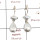 Pearl Cab H - SPE882-Solid 925 Sterling Silver Earrings Cab & Cut Gemstone Who