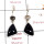 Banded Onyx & Black Rutile Cab H - SPE881-Amazing Design 925 Sterling Silver Earrings Cut & Cab Gem