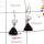 Banded Onyx & Pearl Cab I - SPE881-Amazing Design 925 Sterling Silver Earrings Cut & Cab Gem