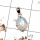 Rainbow Moonstone Cut D - SPS905-Stunning 925 Silver Prong Setting Pendant Cut Rainbow Moo