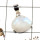 Rainbow Moonstone Cut F - SPS905-Stunning 925 Silver Prong Setting Pendant Cut Rainbow Moo