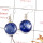 Blue Kyanite Cab C - SPE871-925 Silver Party Wear Blue Kyanite Earrings Cab Gemstone 