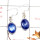 Blue Kyanite Cab H - SPE871-925 Silver Party Wear Blue Kyanite Earrings Cab Gemstone 