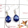Blue Kyanite Cab I - SPE871-925 Silver Party Wear Blue Kyanite Earrings Cab Gemstone 