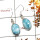 Blue Larimar Cab B - SPE870-Exclusive Blue Larimar Gemstone 925 Silver Earrings Whole