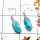 Blue Larimar Cab F - SPE870-Exclusive Blue Larimar Gemstone 925 Silver Earrings Whole