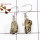 Pyrite Druzy I - SPE867-Sparkling Pyrite Druzy 925 Sterling Silver Earrings Whole