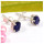 4x6mm Iolite Cut F - SSE847-4x6mm Oval Cut Gemstone Stud Earrings 925 Sterling Silver Wholesale Collection