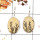Germany Psilomelane Dendritic F - SPE866-Awesome Germany Psilomelane Dendritic Gemstone Earrings 925 Sterling Silver Wholesale