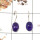 Amethyst Cab C - SPE863-Exclusive Purple Amethyst Cab Gemstone Earrings 925 Sterling Silver Wholesale