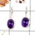Amethyst Cab E - SPE863-Exclusive Purple Amethyst Cab Gemstone Earrings 925 Sterling Silver Wholesale