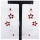 Garnet & Rainbow Moonstone Cut G - BZE716-Party Wear 925 Sterling Silver Bezel Long Earrings Cut & Cab Gemstone Handmade Collect
