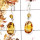 Citrine Cut F - SPE858-Party Wear Look Faceted Cut Gemstone Earrings 925 Silver Plain Setting Handmade India