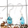 Blue Topaz Cut D - BZE713-Solid 925 Sterling Silver Bezel Earrings Cut Gemstone Wholesale Collection India