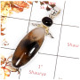 Scenic Agate & Green Tourmaline Cab D - SSP836-Party Look Handmade Designer Heavy Pendant 925 Sterling Silver Cab Gemstone Colle