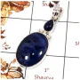 Sodalite Cab C - SSP834-Indian Factory Made 925 Sterling Silver Pendant Pretty Look Cab Gemstone Collection