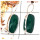 Green Onyx Cut A - SPE850-Indian Factory Made Green Onyx Cut Gemstone Earrings 925 Silver Plain Setting Design