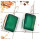 Green Onyx Cut C - SPE850-Indian Factory Made Green Onyx Cut Gemstone Earrings 925 Silver Plain Setting Design