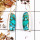Blue Copper Turquoise Cab A - SPE829-Solid 925 Silver Pretty Look Blue Copper Turquoise Earrings Wholesale Collection
