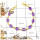 Amethyst Cut D - SBB891-Party Wear Cut Gemstone Bezel Bracelet 925 Sterling Silver 18K Gold Plated Collection