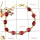 Ruby Cut I - SBB891-Party Wear Cut Gemstone Bezel Bracelet 925 Sterling Silver 18K Gold Plated Collection