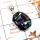 Dichroic Glass C - ISP652-Awesome Dichroic Glass Gemstone Plain Setting Pendant 925 Sterling Silver Jewellery