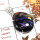 Dichroic Glass E - ISP652-Awesome Dichroic Glass Gemstone Plain Setting Pendant 925 Sterling Silver Jewellery