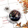 Dichroic Glass H - ISP652-Awesome Dichroic Glass Gemstone Plain Setting Pendant 925 Sterling Silver Jewellery