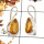 Citrine Cut B - SPE821-Indian Company Made Cut Gemstone Earrings 925 Sterling Silver Plain Setting
