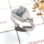 Dendritic Agate Cab B - RBS859-Indian Company Made Light Weight Ring Cab Gemstone 925 Sterling Silver