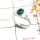 Malachite Cab A - RBS858-Solid 925 Sterling Silver Cab Gemstone Light Weight Ring Handmade Collection