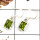 Peridot Cut C - SPE817-Party Wear Solid 925 Sterling Silver Plain Setting Earrings Cut Gemstone Handmade India