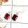 Garnet Cut E - SPE817-Party Wear Solid 925 Sterling Silver Plain Setting Earrings Cut Gemstone Handmade India