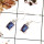 Mystic Cut B - SPE816-Amazing Cut Gemstone Light Weight Earrings 925 Sterling Silver Plain Setting