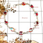 Rainbow Mystic Cut C - SPB899-Indian Company Handmade Design Bracelet 925 Sterling Silver Cut Gemstone