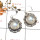 Rainbow Moonstone Cab D - CES947-Solid 925 Sterling Silver Casting Earrings Cab Gemstone handmade Collection