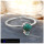 Chrysocolla Cab & Swiss Blue Topaz Cut B - SFJ908-Superb Light Weight Cab & Cut Two Stone Midi Ring 925 Sterling Silver
