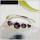 Rhodolite Garnet Cut B - SFJ904-Solid 925 Sterling Silver Light Weight Adjustable Midi Ring Four Cut Gemstone