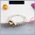 Citrine & White Topaz Cut D - SFJ903-Amazing Design Cut Gemstone Light Weight Tiny Ring 925 Sterling Silver