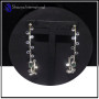 Mystic & Iolite Cut E - SDE703-Party Look Statement Long Designer Earrings Cut & Cab Gemstone 925 Sterling Silver
