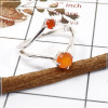 Carnelian Cut B - SFJ902-Amazing Cut Two Gemstone Light Weight Ring Solid 925 Sterling Silver
