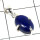 Lazuli Lapis Cab H - SPS901-Beautiful Collection Cab Gemstone Prong Setting Pendant 925 Sterling Silver