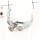 Rainbow Moonstone Cut F - STK931-Party Look Semiprecious Cut Gemstone Stacking Ring 925 Sterling Silver