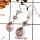 Rose Quartz Cab A - SBP956-Solid 925 Sterling Silver Spring Design Earrings Cab Gemstone Handmade Collection