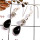 Black Onyx Cab F - SBP956-Solid 925 Sterling Silver Spring Design Earrings Cab Gemstone Handmade Collection