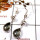 Black Rutile Cab G - SBP956-Solid 925 Sterling Silver Spring Design Earrings Cab Gemstone Handmade Collection